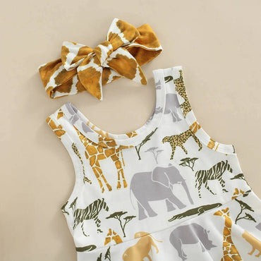 Safari Adventure Sleeveless Baby Set