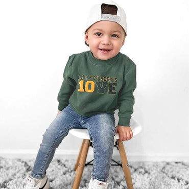 Packers Love Toddler Sweatshirt