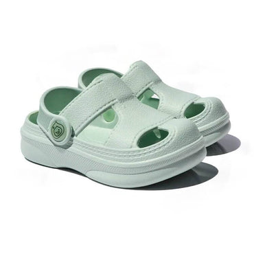 Pistachio Solid Toddler Clogs
