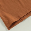 Solid Brown Toddler Tee   