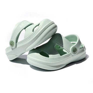 Pistachio Solid Toddler Clogs