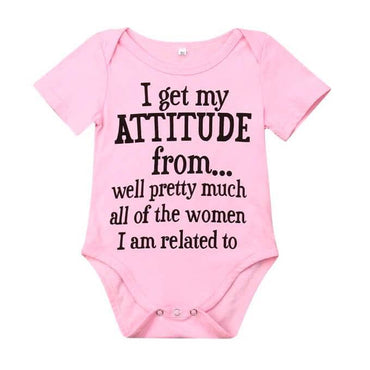 My Attitude Baby Bodysuit
