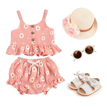 Daisy Ruffled Toddler Set