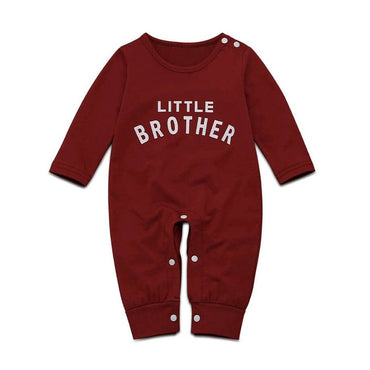 Little Brother Baby Jumpsuit Wine Red 0-3 M