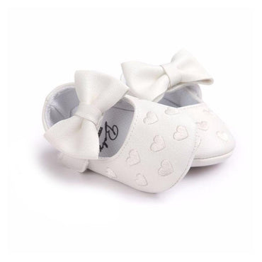 Hearts Baby Moccasins White 5 