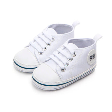 Lace Up Baby Sneakers White 1 