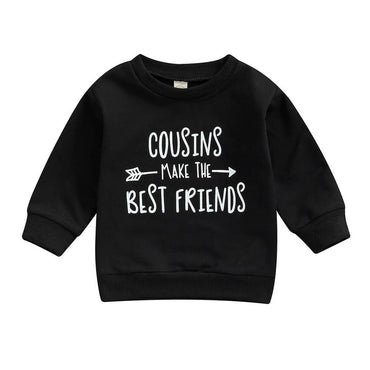 Best Friends Baby Sweatshirt Black 3-6 M