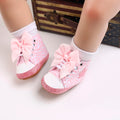 Pink Sparkly Baby Sneakers   
