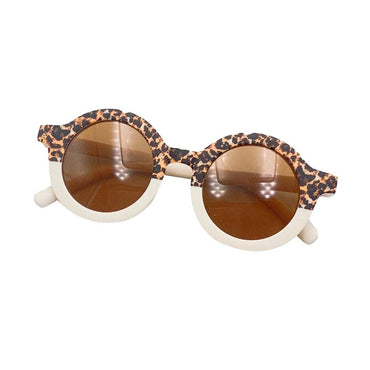Retro Leopard Sunglasses White