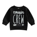 Cousin Crew Baby Sweatshirt Black 3-6 M 