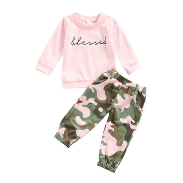Blessed Camouflage Toddler Set