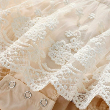 Vintage Lace Baby Romper