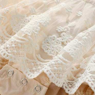 Vintage Lace Baby Romper