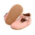 Solid Buckle Baby Shoes   