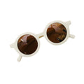 Solid Vintage Sunglasses White  