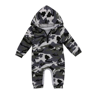 Long Sleeve Camo Baby Jumpsuit