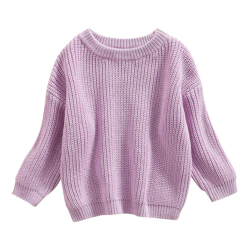 Knitted Solid Sweater