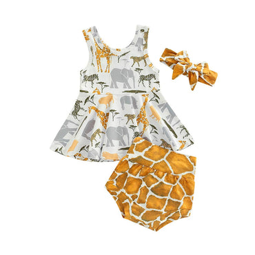 Safari Adventure Sleeveless Baby Set