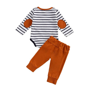 Stripes Brown Baby Set