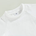 Solid White Toddler Tee   
