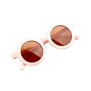 Solid Circle Sunglasses Pink