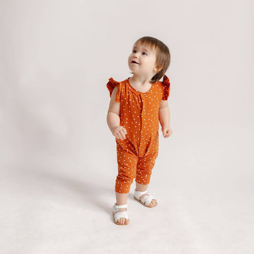 Polka Dot Ruffles Baby Jumpsuit