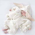 Bunny Hooded Baby Jumpsuit   