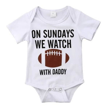 Sunday Football Baby Bodysuit