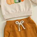 Long Sleeve Pumpkin Patch Solid Pants Baby Set