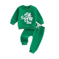 Long Sleeve St. Pat-Rex Day Baby Set Sets The Trendy Toddlers Green 3-6 M 