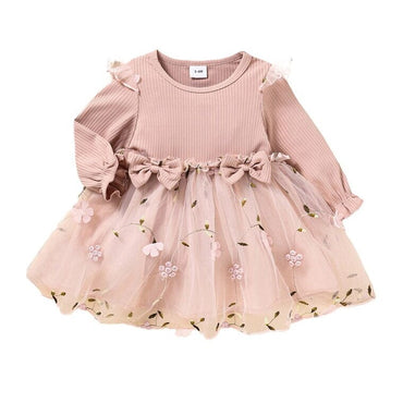 Baby Girl Cotton Frock Newborn Girl Knee Length Dress Animal Print –  Babywish