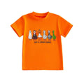 Spooky Goose Halloween Toddler Tee Orange 2T