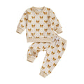 Long Sleeve Golden Bows Baby Set