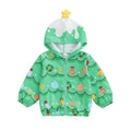 Christmas Vibes Zipper Hooded Toddler Jacket