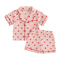 Valentine‘s Day Muslin Toddler Pajamas Set Pink 9-12 M 