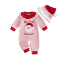 Long Sleeve First Christmas Lace Baby Jumpsuit Jumpsuit The Trendy Toddlers 