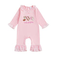 Let's Go Girls Ruffled Baby Jumpsuit