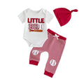 Short Sleeve Little Bro Baseball Baby Set