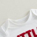 Short Sleeve Little Bro Baseball Baby Set
