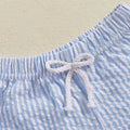 Golf Cart Striped Toddler Shorts