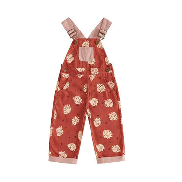 Strawberry Straps Toddler Jumpsuit