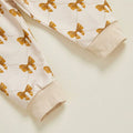 Long Sleeve Golden Bows Baby Set