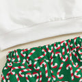 Long Sleeve Candy Cane Tie Baby Set