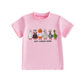Spooky Goose Halloween Toddler Tee Pink 2T