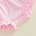 Sleeveless Watermelon Ruffled Baby Romper