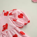 Valentine's Day Hearts Toddler Dress   