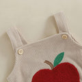Sleeveless Mushroom Apple Baby Romper