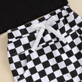 USA Checkered Shorts Baby Set   