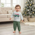 Santa's Little Truck Driver Baby Set