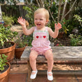 Sleeveless Watermelon Ruffled Baby Romper